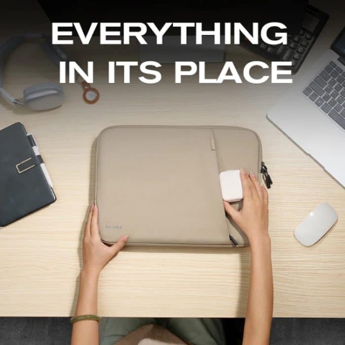 BANGE BG-6801 Laptoptasche Digitaler Innenorganizer, Black Small, Pink Small, Khaki Small, Black Large, Pink Large, Khaki Large – Bild 3