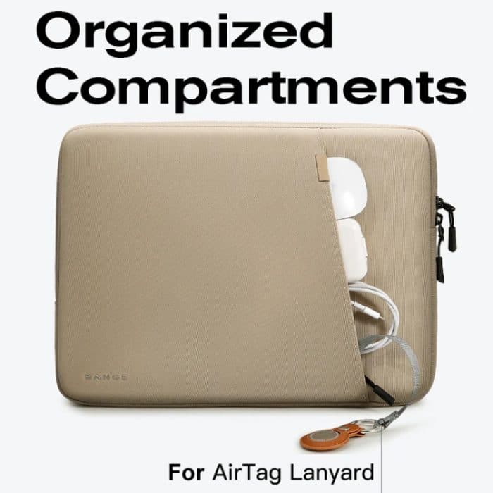 BANGE BG-6801 Laptoptasche Digitaler Innenorganizer, Black Small, Pink Small, Khaki Small, Black Large, Pink Large, Khaki Large – Bild 6