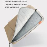 BANGE BG-6801 Laptoptasche Digitaler Innenorganizer, Black Small, Pink Small, Khaki Small, Black Large, Pink Large, Khaki Large – Bild 8