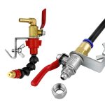 Winkelschleifer Marmor-Schneidemaschine Wasserbefüllungs-/Sprühvorrichtung Kühlung Abstauben Staubsprühdüse, 1 Snap Spout + Waterproof Tape, 1 Snap Aluminum Tube Spout-Longer, Bamboo Tube, 1 Snap Aluminum Tube Spout-Short – Bild 5