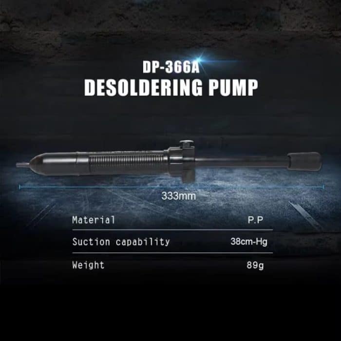 ProsKit DP-366A 38cm-Hg Zinn-Saugmaschine Antistatische Entlötpumpe – Bild 4