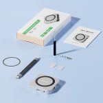 Blueendless 8-in-1-Magnet-HUB mit M.2 NVMe/SATA SSD-Gehäuse (HDMI+PD100W+USB-C/Type-C 3.2+USB-A 3.2+SD+TF+AUX) – Bild 12