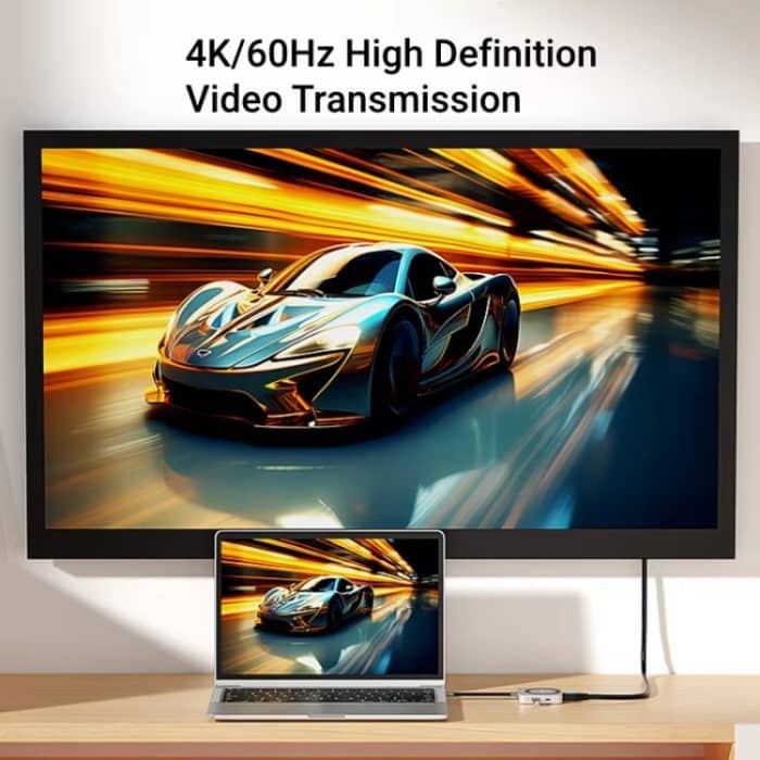 Blueendless 8-in-1-Magnet-HUB mit M.2 NVMe/SATA SSD-Gehäuse (HDMI+PD100W+USB-C/Type-C 3.2+USB-A 3.2+SD+TF+AUX) – Bild 7