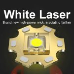 E-SMARTER A08 Taschenlampe mit flachem Anschluss und Digitalanzeige, fluoreszierender Streifen, Hochleistungs-LED, starkes Licht – Bild 6