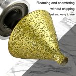 Diamant-Anfasmaschine, konischer Schleifstift, Fliesen, Marmor, Quarz, Bohrlochreibahle, Winkelschleifer, Bohrer, Small Diameter-Pointed, Small Diameter-Flat Head, Large Diameter-Pointed, Large Diameter-Flat Head – Bild 8