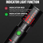 E-SMARTER XQ-S50 Mini-Laser-Taschenlampe, einziehbarer Zoom-Stiftclip, LED-Notfall-Überhol-Taschenlampe, XQ-S50 – Bild 5