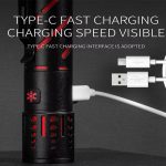 E-SMARTER XQ-S50 Mini-Laser-Taschenlampe, einziehbarer Zoom-Stiftclip, LED-Notfall-Überhol-Taschenlampe, XQ-S50 – Bild 9