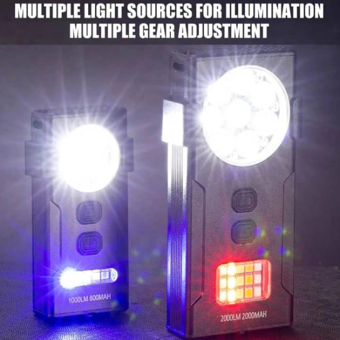 Starke magnetische Adsorption Mini Carry-on Schlüsselanhänger flache Arbeitsleuchte, E-SMARTER D84 4 Eyes, E-SMARTER D85 8 Eyes – Bild 2