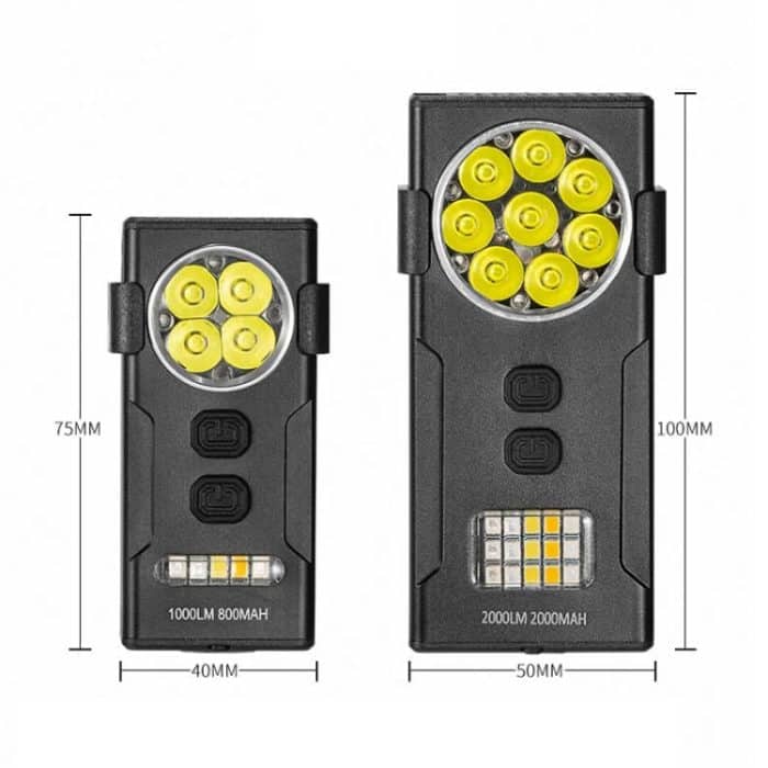 Starke magnetische Adsorption Mini Carry-on Schlüsselanhänger flache Arbeitsleuchte, E-SMARTER D84 4 Eyes, E-SMARTER D85 8 Eyes – Bild 13