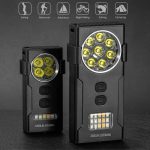 Starke magnetische Adsorption Mini Carry-on Schlüsselanhänger flache Arbeitsleuchte, E-SMARTER D84 4 Eyes, E-SMARTER D85 8 Eyes – Bild 3