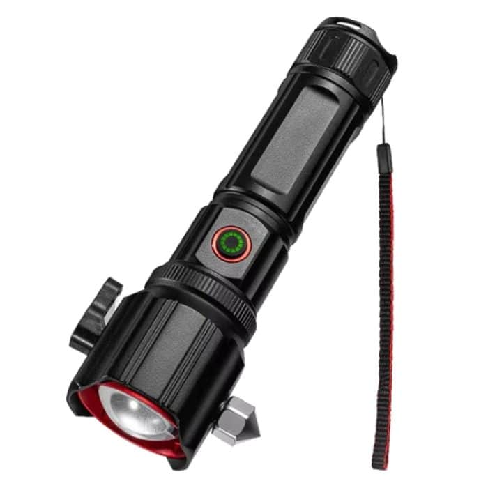 TBD0605590301.jpg Laser-Taschenlampe, lebensrettende Taschenlampe, Sicherheitsgurt-Durchtrenner, Notfall-Auto-Backup-Tool, Taschenlampe – Bild 1