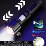 Laser-Taschenlampe, lebensrettende Taschenlampe, Sicherheitsgurt-Durchtrenner, Notfall-Auto-Backup-Tool, Taschenlampe – Bild 3
