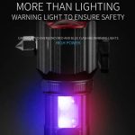 Laser-Taschenlampe, lebensrettende Taschenlampe, Sicherheitsgurt-Durchtrenner, Notfall-Auto-Backup-Tool, Taschenlampe – Bild 6