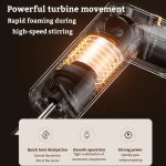 Drehbarer, zusammenklappbarer elektrischer Eierschläger mit Doppelkopf, vollautomatischer kabelloser Backmixer – Bild 7
