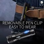 E-SMARTER P27 Taschenlampe mit Stiftclip und starkem Licht, Laserdocht, hochhelles Seitenlicht, Notfall- und Abenteuer-Taschenlampe für den Außenbereich, P27 – Bild 9