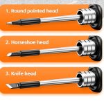 USB Digital Display Lade Lötkolben Set 5-speed Temperatur Einstellbar, Standard Edition Gray, Standard Edition Orange, 3 Heads Orange, 3 Heads Gray – Bild 5