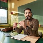 Online-Unterrichtsgespräch, Spiel-Stimme, USB-Headset-Mikrofon – Bild 6