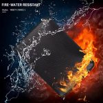 Feuerfester, wasserdichter Akkordeon-Aktenbeutel, Dokumenten-Organizer mit 12 Taschen, Größe A4, Transparent – Bild 2