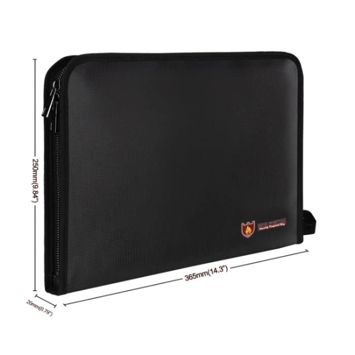 Feuerfester, wasserdichter Akkordeon-Aktenbeutel, Dokumenten-Organizer mit 12 Taschen, Größe A4, Transparent – Bild 6