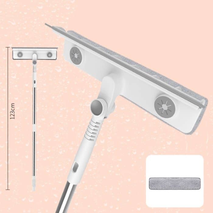 Reinigen und Schaben 2-in-1-Haushaltsglas-Reinigungswerkzeug, 123cm Telescopic Two-section Rod, 134cm Telescopic Three-section Rod, 43cm Handle Model – Bild 10