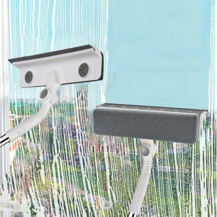 Reinigen und Schaben 2-in-1-Haushaltsglas-Reinigungswerkzeug, 123cm Telescopic Two-section Rod, 134cm Telescopic Three-section Rod, 43cm Handle Model – Bild 2