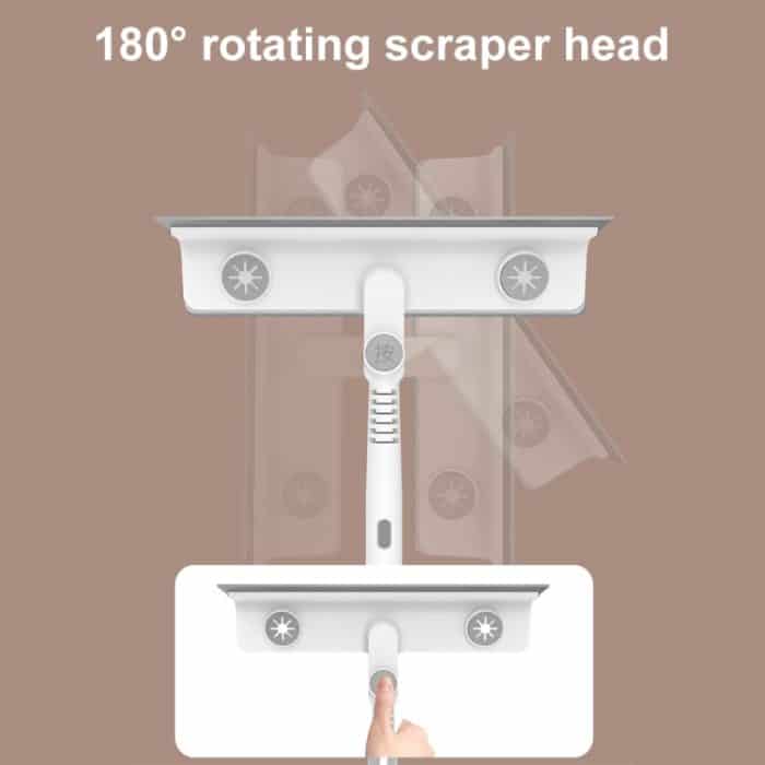 Reinigen und Schaben 2-in-1-Haushaltsglas-Reinigungswerkzeug, 123cm Telescopic Two-section Rod, 134cm Telescopic Three-section Rod, 43cm Handle Model – Bild 5