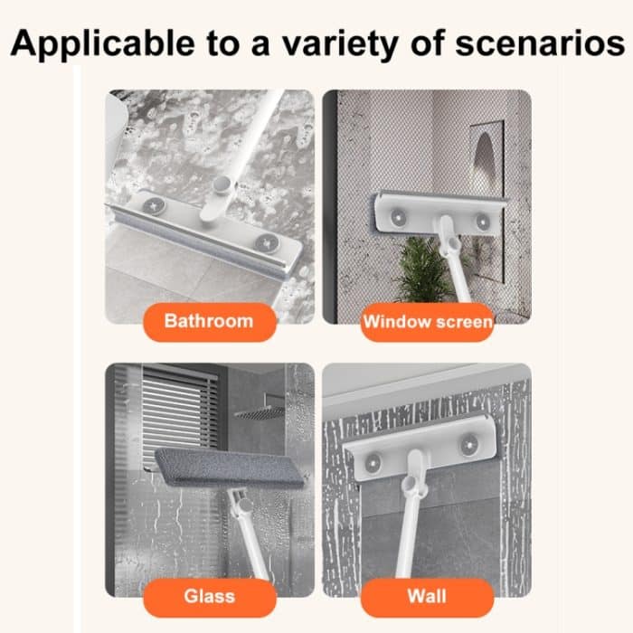 Reinigen und Schaben 2-in-1-Haushaltsglas-Reinigungswerkzeug, 123cm Telescopic Two-section Rod, 134cm Telescopic Three-section Rod, 43cm Handle Model – Bild 8