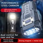 Starke Mini-Schlüsselleuchte mit magnetischem LCD-Elektrodisplay und Doppellicht für Werkzeug – Bild 3