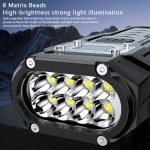 Starke Mini-Schlüsselleuchte mit magnetischem LCD-Elektrodisplay und Doppellicht für Werkzeug – Bild 4