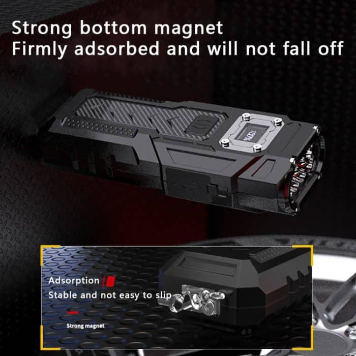 Starke Mini-Schlüsselleuchte mit magnetischem LCD-Elektrodisplay und Doppellicht für Werkzeug – Bild 6