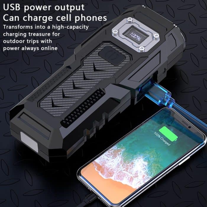 Starke Mini-Schlüsselleuchte mit magnetischem LCD-Elektrodisplay und Doppellicht für Werkzeug – Bild 8