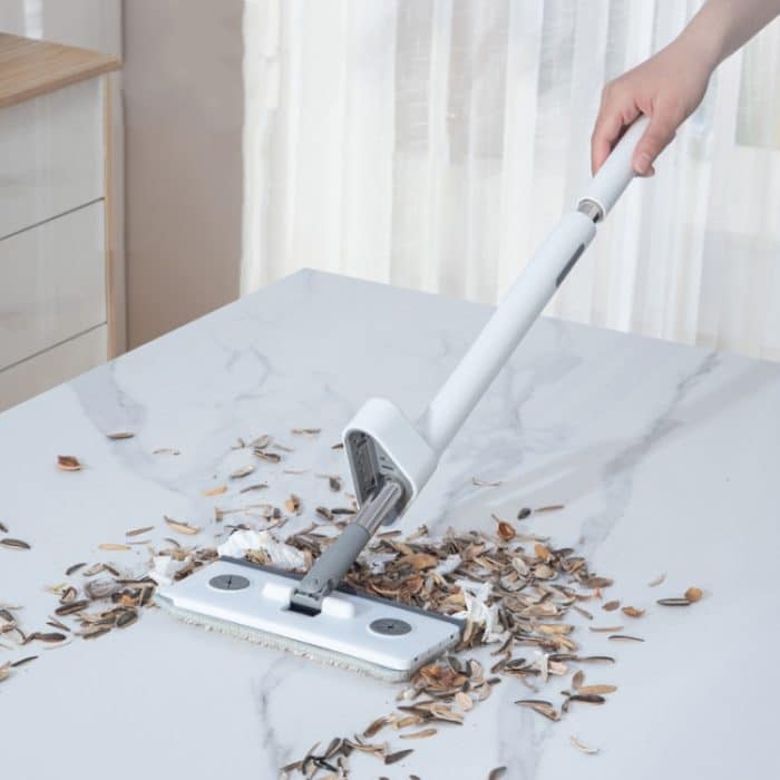 Mini-Freisprech-Wasch-Multifunktionsmopp 2-in-1-Glasreiniger und -Schaber, 63cm Two-section Rod – Bild 9