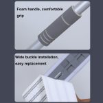 Weiche, faltbare Flachmopp-Haushaltsreinigungswerkzeuge aus Silikon, C-36, C-37, C-39 – Bild 5