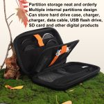 Cwatcun D163 Fotozubehör-Organizer, EVA-Hartschale, sturzsichere Clutch, tragbare Digitaltasche, D163 – Bild 7