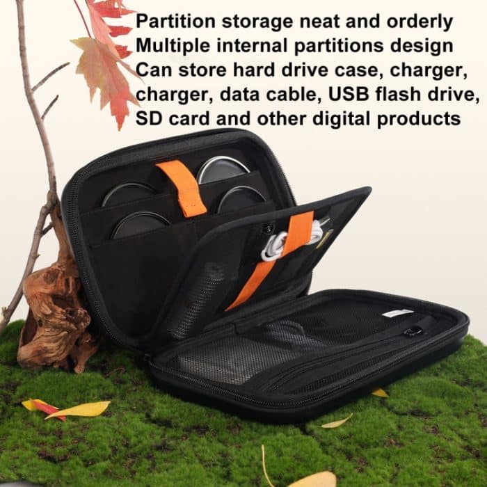 Cwatcun D163 Fotozubehör-Organizer, EVA-Hartschale, sturzsichere Clutch, tragbare Digitaltasche, D163 – Bild 7