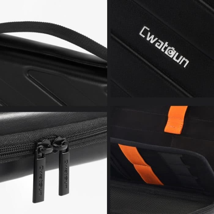 Cwatcun D163 Fotozubehör-Organizer, EVA-Hartschale, sturzsichere Clutch, tragbare Digitaltasche, D163 – Bild 8