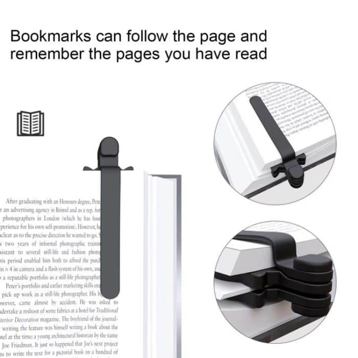 Magnetisches Lesezeichen aus Silikon folgt den Hilfswerkzeugen zum Umblättern und Lesen – Bild 4