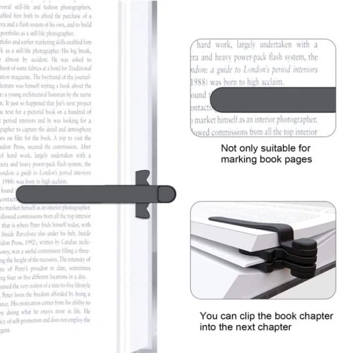 Magnetisches Lesezeichen aus Silikon folgt den Hilfswerkzeugen zum Umblättern und Lesen – Bild 5