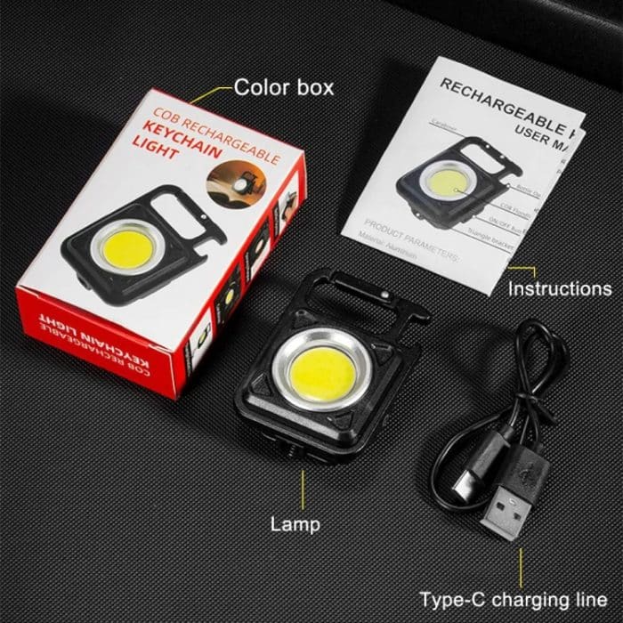 E-SMARTER W5134 Mini-LED-Taschenlampe mit starkem Licht, tragbares Schlüsselanhängerlicht – Bild 12