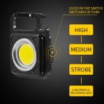 E-SMARTER W5134 Mini-LED-Taschenlampe mit starkem Licht, tragbares Schlüsselanhängerlicht – Bild 5