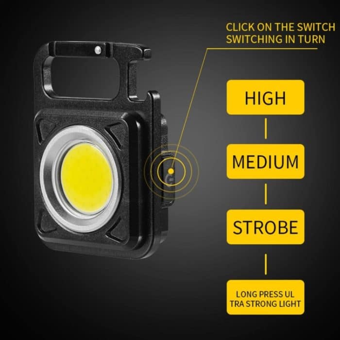 E-SMARTER W5134 Mini-LED-Taschenlampe mit starkem Licht, tragbares Schlüsselanhängerlicht – Bild 5