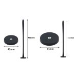 Universal Flexible Magnetische Waschmaschine Tür Stopper Frontlader Waschmaschine Tür Prop, 43mm Black, 43mm White, 66mm Black, 66mm White – Bild 6