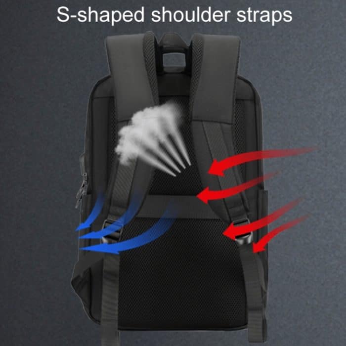 SKV B23889 Herren Business-Laptoptasche mit großem Fassungsvermögen und Doppelschulter, B23889 – Bild 6