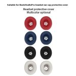 Silikon-Ohrpolster für Beats Studio Pro-Kopfhörer, Ear Cushion(Black), Ear Cushion(Beige), Ear Cushion(Red), Ear Cushion(Deep Blue) – Bild 3