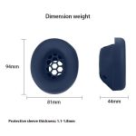 Silikon-Ohrpolster für Beats Studio Pro-Kopfhörer, Ear Cushion(Black), Ear Cushion(Beige), Ear Cushion(Red), Ear Cushion(Deep Blue) – Bild 6