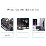 SSU PCI-E auf X1 Schnittstellen-Verlängerungskabel, 0.3m, 0.6m, 1m, 1.5m – Bild 7