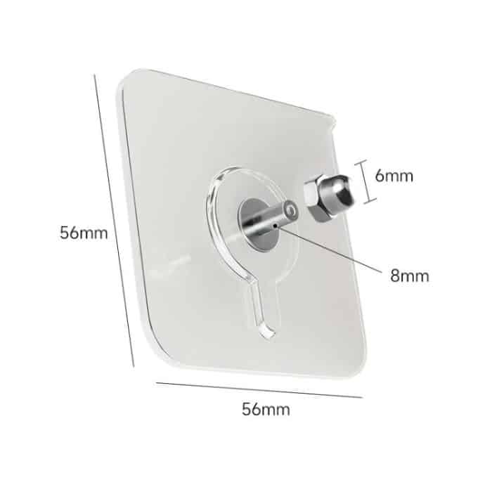 10 teile/paket Transparent Nahtlose Starken Klebstoff Schraubhaken Nagel Kostenloser Foto Rahmen Wandhaken – Bild 3