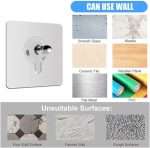 10 teile/paket Transparent Nahtlose Starken Klebstoff Schraubhaken Nagel Kostenloser Foto Rahmen Wandhaken – Bild 4