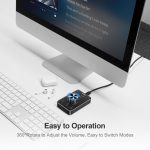 Vaydeer JP2011 USB-Computer-Lautstärkeregler Desktop-Multimedia-Drehknopf, JP2011 – Bild 5