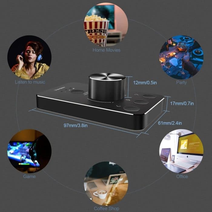 Vaydeer JP2011 USB-Computer-Lautstärkeregler Desktop-Multimedia-Drehknopf, JP2011 – Bild 7